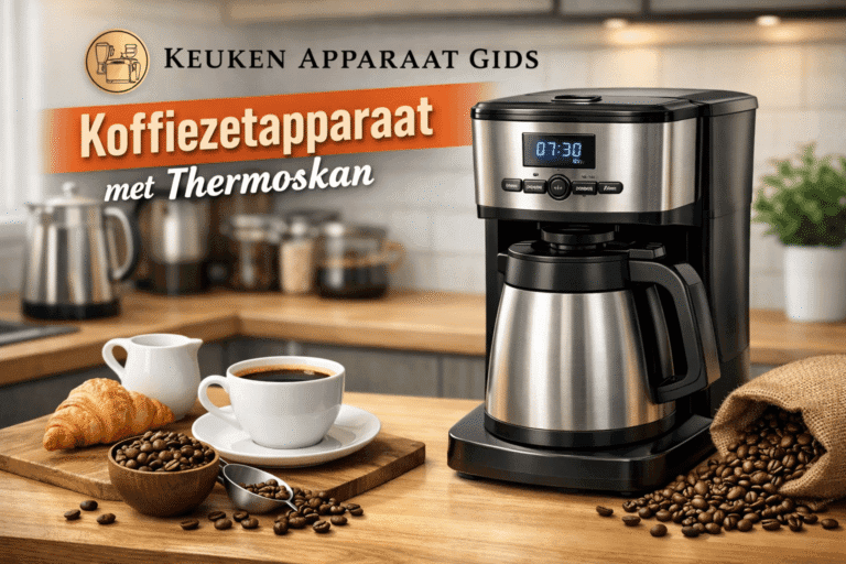 Koffiezetapparaat met thermoskan en koffie