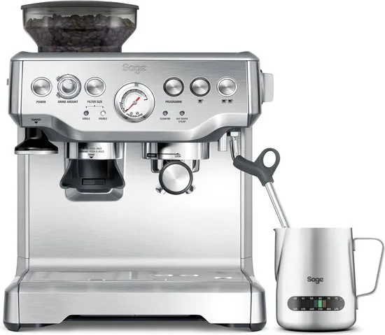 Sage the Barista Express™ Brushed Stainless Steel Pistonmachine RVS