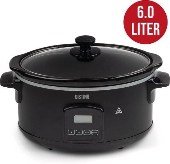 DistinQ Digitale Slowcooker 6 liter