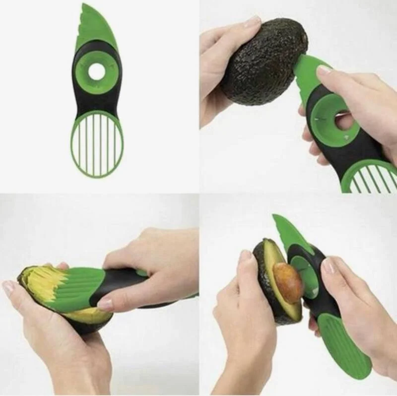 Hoe schil je een avocado met een Avocadosnijder