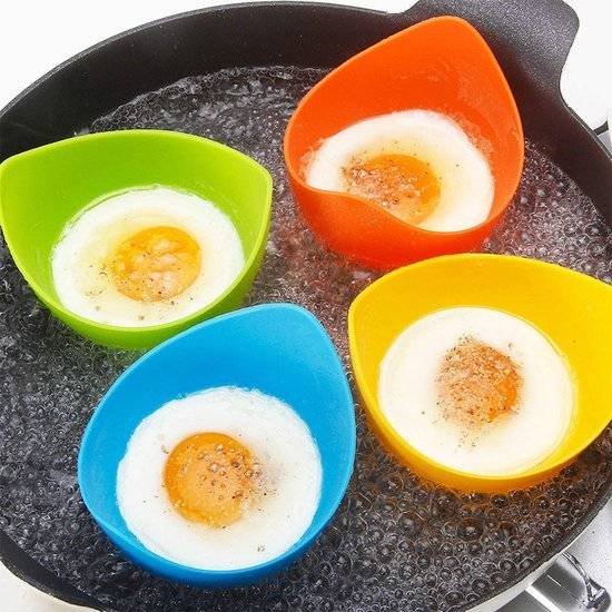 IGOODS 4 Pack Egg Poacher Cups