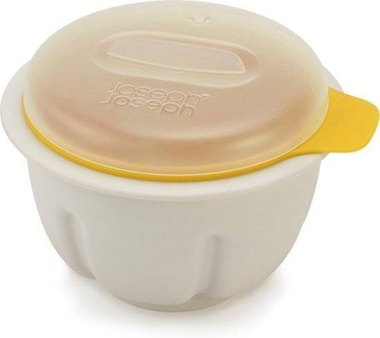 Joseph Joseph M Cuisine Eipocheerder - Geschikt voor Magnetron - Wit/geel
