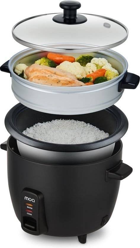 MOA Rijstkoker met Stomer 1,5 liter
