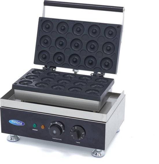 Maxima Donutmaker - 15 Mini Donuts - Ingebouwde Timer