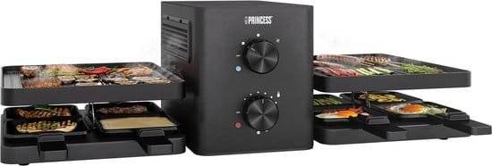 Princess 162660 Raclette Purify 8 personen Met ingebouwde afzuiging
