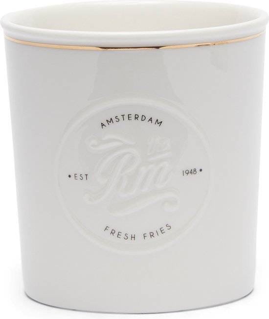 Riviera Maison Frietbakje, Serveerschaal Patat - RM Fresh Fries Serving Bowl - Porselein