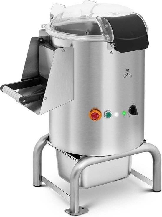 Royal Catering Aardappelschiller elektrisch - aardappelschrapper - 12 L - tot 100 kg / uur