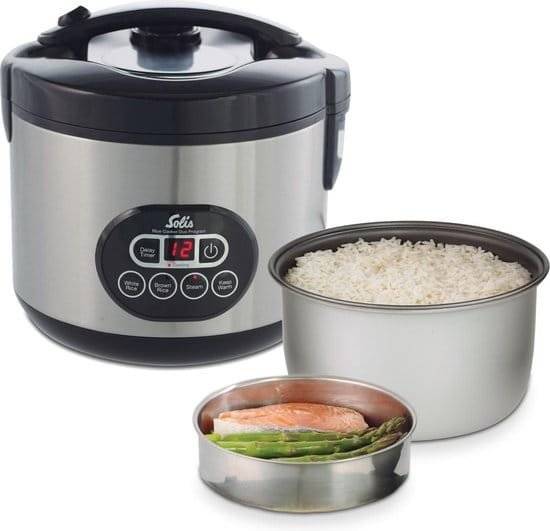 Solis Rice Cooker Duo Programm 817 Rice Cooker met Stomer