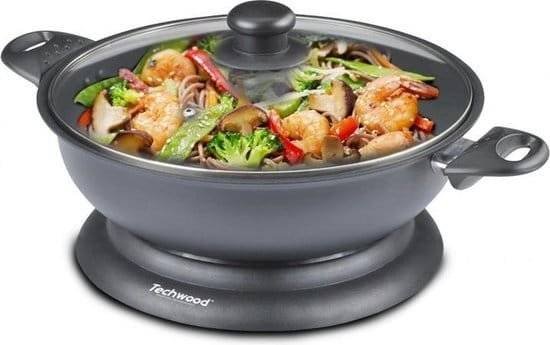 Techwood TWF306 - Elektrische Wok - Regelbare thermostaat