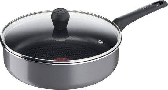 Tefal Easy Plus Hapjespan - Ø 24 cm + deksel - Niet geschikt voor inductie