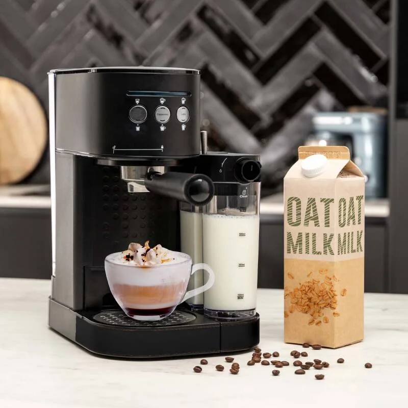 Verschillende soorten melk met BluMill koffiemachine