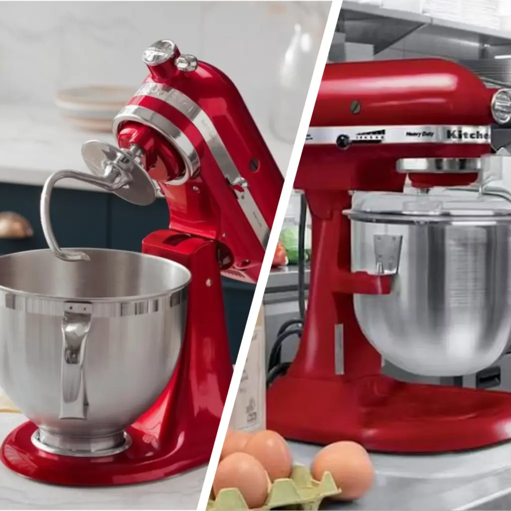 Verschil KitchenAid Artisan en Heavy Duty