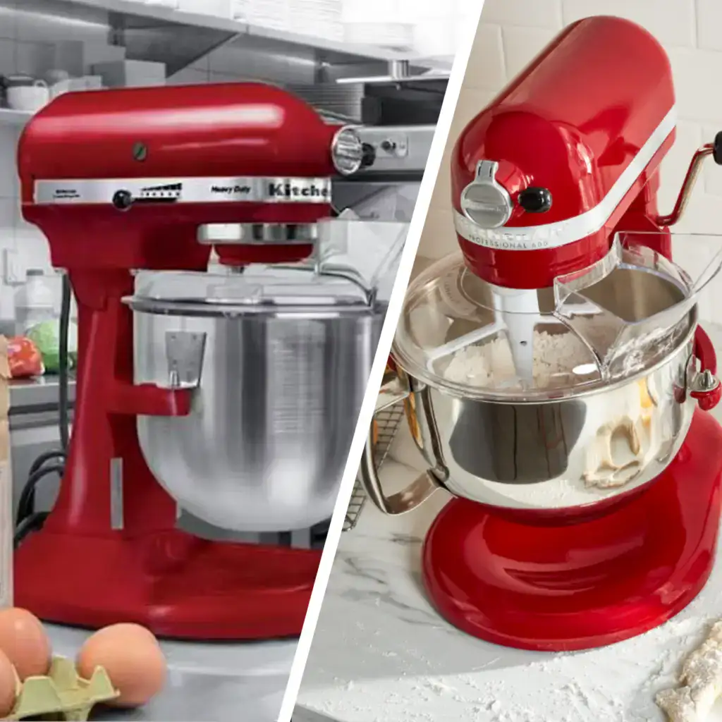 Verschil KitchenAid Heavy Duty en Professional