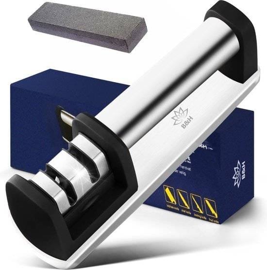 B&H - Premium Messenslijper met wetsteen - Doortrekslijper