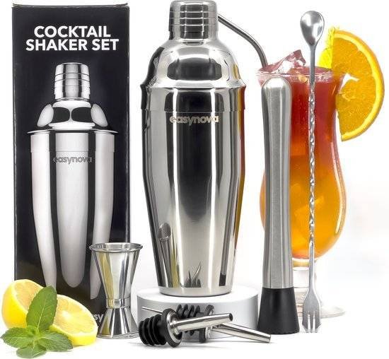 Easynova - Cocktail shaker set - 6 delig