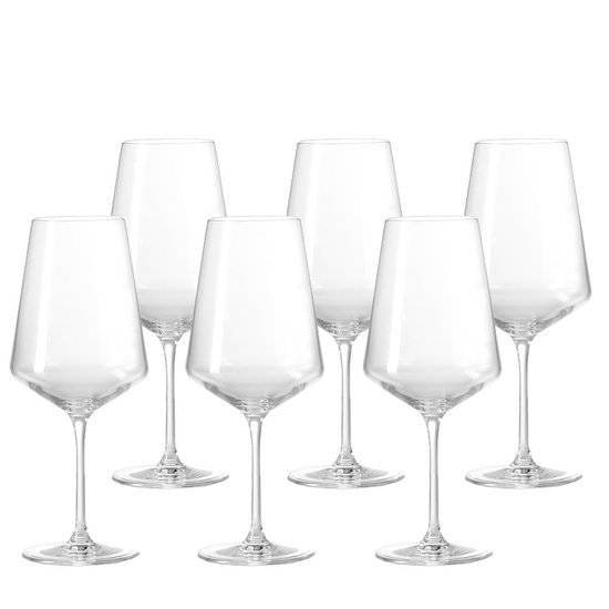Leonardo Puccini witte wijnglazen - 560 ml - hoogte 24 cm - 6 stuks