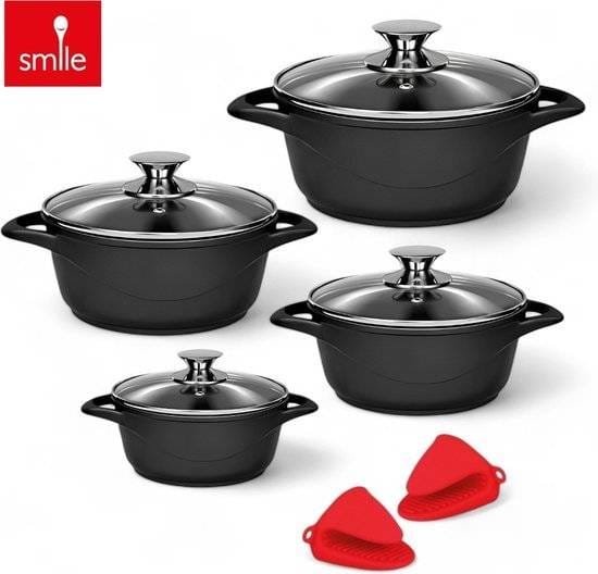 Smile – 10-delige Pannenset - Inductie Pannenset