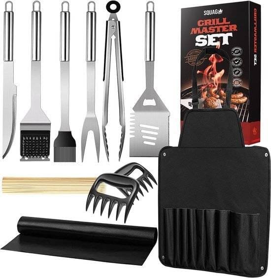 Squago BBQ accessoires XXL Set met Schort