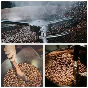 Koffie branden proces
