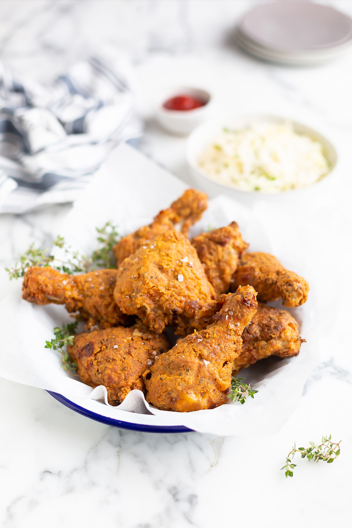 Kip uit de airfryer