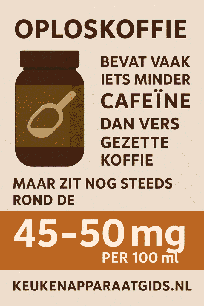 Oplosfkoffie caffeine