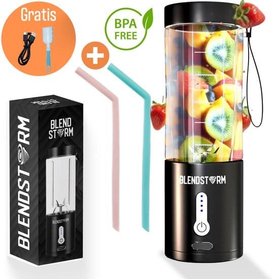 4. Beste Batterijduur: BlendStorm Draagbare Blender