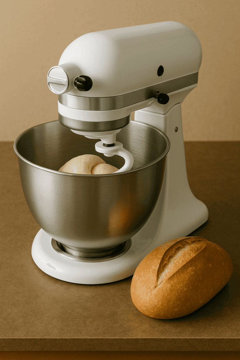 Brooddeeg Kneden met Keukenmachine