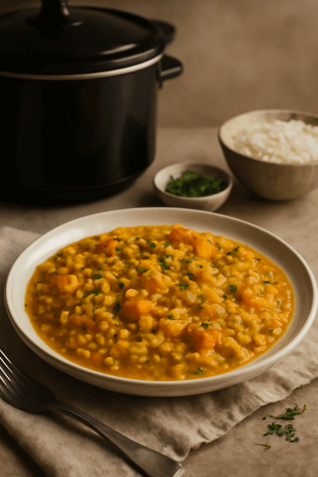Hartige Linzen Curry