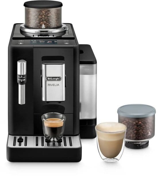 DeLonghi Rivelia EXAM 440.35.B volautomatische koffiemachine onyx black