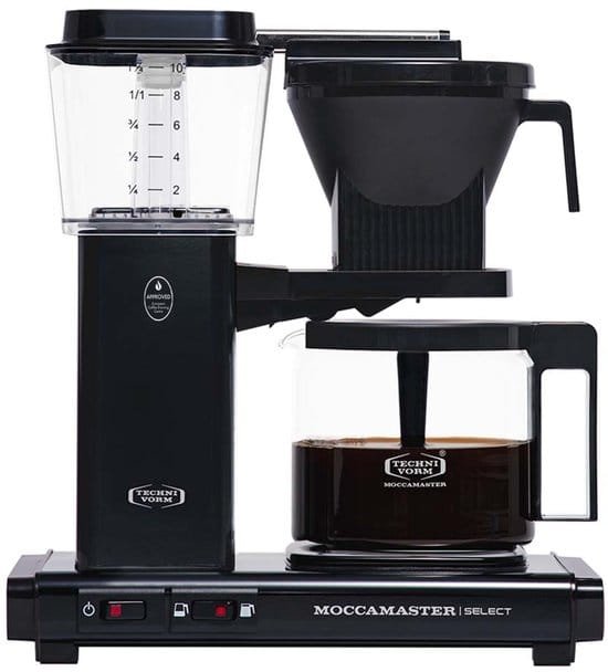 Moccamaster KBG Select filter koffiezetapparaat handgemaakt Nederland SCAE thermoskan beste 2026