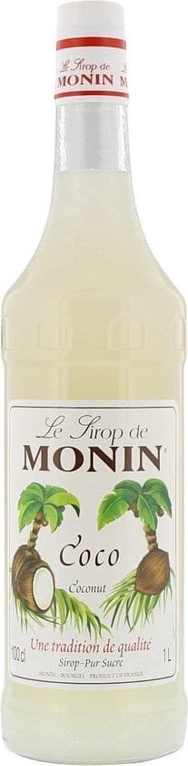Monin cocos koffiesiroop 70cl exotisch tropisch ijskoffie