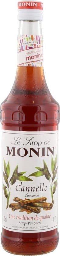 Monin kaneel koffiesiroop 70cl warm kruidig latte cappuccino