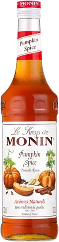 Monin pumpkin spice koffiesiroop 70cl seizoen herfst