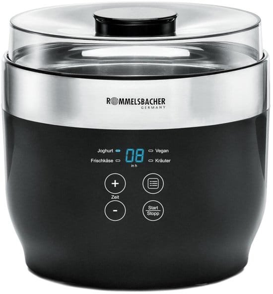 Rommelsbacher JG80 yoghurtmaker roomkaasmaker 4 programmas