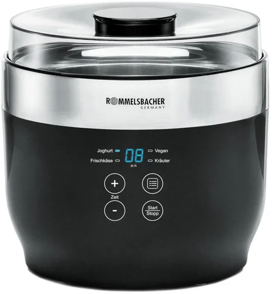 Rommelsbacher JG80 yoghurtmaker roomkaasmaker 4 programmas