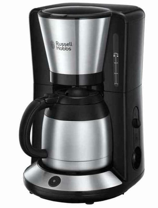 Russell Hobbs Adventure filter koffiezetapparaat budget glazen kan WhirlTech antilek rvs goedkoop