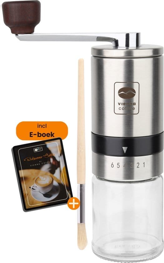 Vienna Coffee koffiemolen handmatig 6 standen conisch
