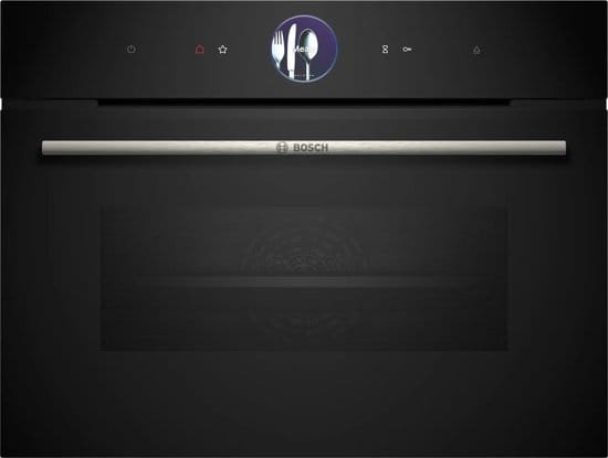 Bosch CSG7364B1 Serie 8 inbouw combi stoomoven 47 liter FullSteam TFT display zwart