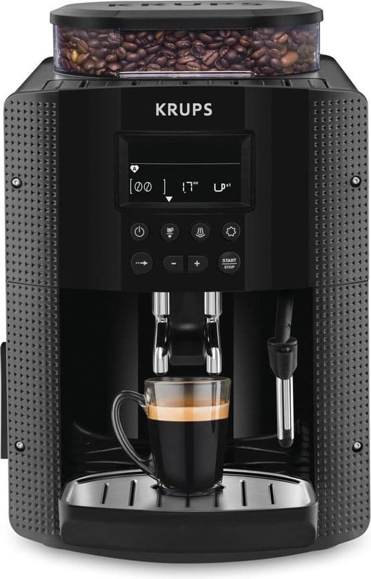 Krups EA8150 volautomatische espressomachine bonen compact zwart 1,8 liter