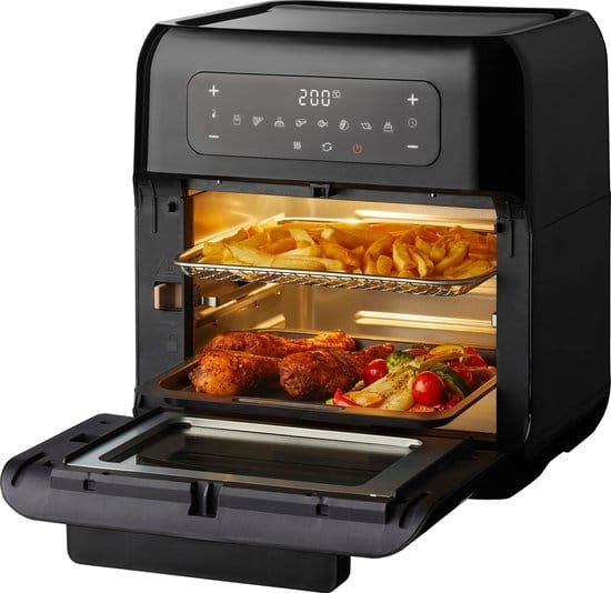 Tomado TAF1201B airfryer oven 12 liter 8 programma hetelucht zwart
