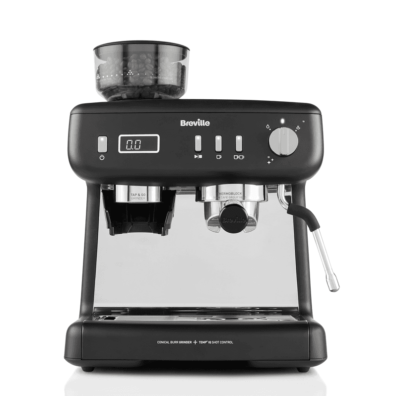 Breville Barista Max Plus VCF152X espressomachine met geïntegreerde molen, mat zwart