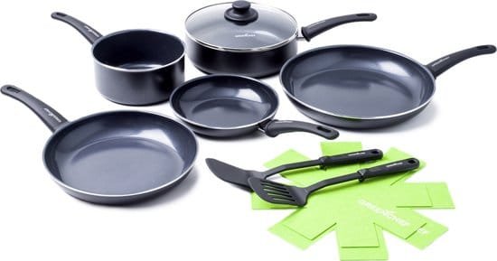 GreenChef Soft Grip pannenset