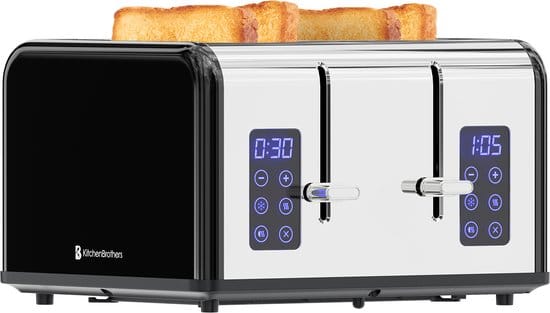 KitchenBrothers Broodrooster Touch Display 4 sleuven
