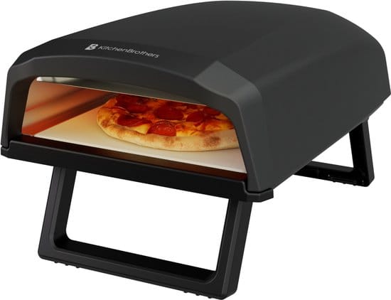 KitchenBrothers elektrische pizzaoven inklapbaar