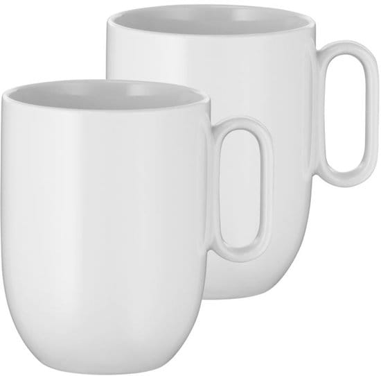 WMF Barista cappuccino kopjes 200ml met schoteltje porselein
